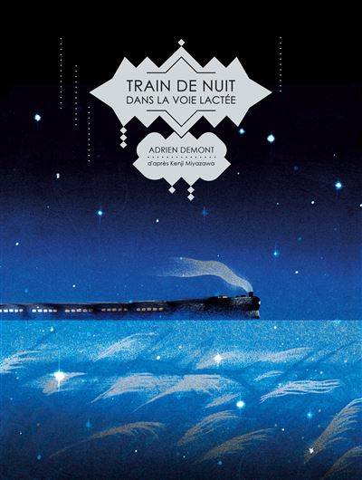 Train de nuit dans la voie lactée