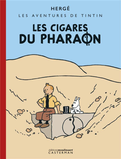 Tintin T3 Les cigares du pharaon, éd.  du Petit Vingtième colorisée