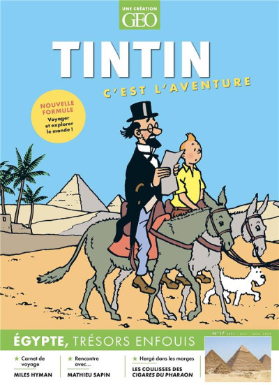 Tintin c'est l'aventure T17 Égypte, trésors enfouis
